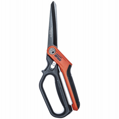 Wiss Single Ring Tradesman Shears, Steel Blades, Heavy-Duty Titanium Coated, 11 In.