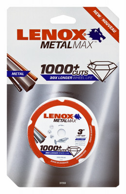 MetalMax Cut-Off Wheel, Diamond Edge, 3 x 3/8 In.
