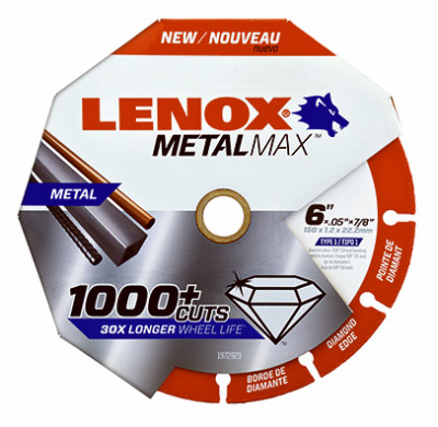 MetalMax Cut-Off Wheel, Diamond Edge, 6 x 7/8 In.