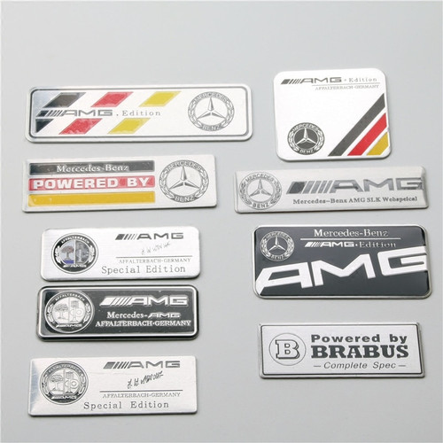 Retro vintage racing For Mercedes Benz Car Sticker Emblem Badge- original cheap automobile car cool accessories like bmw m power badges gap seat filler and many more auto car unique cool accessories to upgrade your car benzinooautos.org