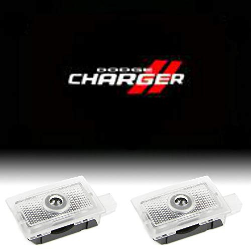 2Pcs Dodge charger LED Car ghost light logo projector (FITS ALL charger CARS)
