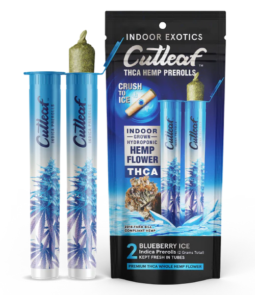 Cutleaf THC-A Crush Ice Pre Rolls 2G