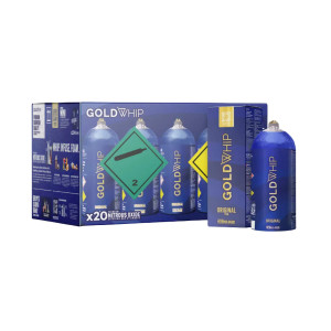GOLD WHIP N2O MINI TANK 200G (PACK OF 20)