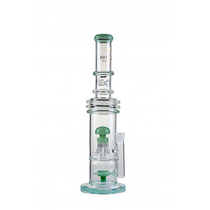 18.4" SPRINKLER JELLYFISH PERC WATER PIPE RIG BY HIGH POINT GLASS - [DY-197]
