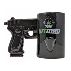HIGH POINT CERAMIC THE HITMAN GUN MUG HAND PIPE - [PM027]