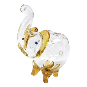 CLEAR TUBE ELEPHANT HAND PIPE [RKGS30]