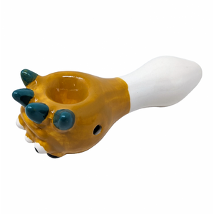 4.5" CERAMIC R&M FACE ART HAND PIPE - [WSG004]
