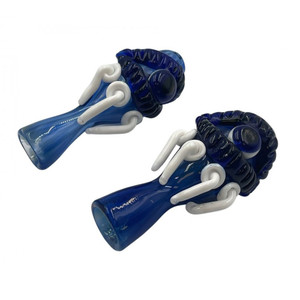 3" SPIKED DEVIL EYE CHILLUM HAND PIPE - (PACK OF 2) [JA471]