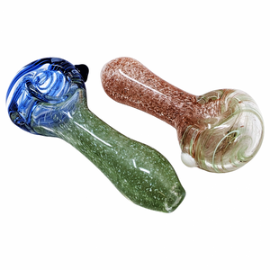 3.5" FRIT TWISTED LINE HEAD HAND PIPE (PACK OF 2) - [DJ572]