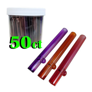 3" ASSORTED COLORED DOT CHILLUM HAND PIPE - JAR OF 50