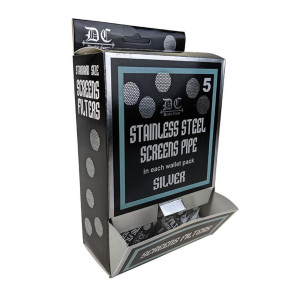 DOUBLE CROSS - STAINLESS STEEL PIPE SCREENS - DISPLAY OF 100