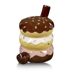 NOVELTY DONUT SHAPED HAND PIPE
