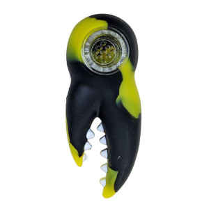 3.5" SILICONE LOBSTER CLAW SPOON HAND PIPE