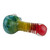 4" USA COLOR TWISTED FRIT SPOON HAND PIPE