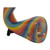 5" HIGH GRADE COLOR SWIRL SHERLOCK HAND PIPE - ASSORTED