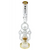 21" DONUT CHAMBERS MULTI PERC WATER PIPE BY LOOKAH GLASS [WPC760]