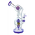 12" MUSHROOM VALLEY GLASS WATER PIPE BY LOOKAH GLASS [WPC741]