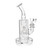 10" INCYCLER PERC CRYSTAL SERIES WATER PIPE  BY HIGH POINT GLASS [ES2257-BX]