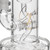 10" INCYCLER PERC CRYSTAL SERIES WATER PIPE  BY HIGH POINT GLASS [ES2257-BX]