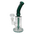 9" ASSORTED SPIRAL COIL PERC STRAIGHT WATER PIPE RIG - [ZD5]