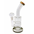 8.5" HONEYCOMB PERC ASSORTED COLOR TWISTED RIM ART WATER PIPE [SAJ03]