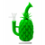 7" PINEAPPLE SILICONE WATER PIPE [SWP495]