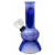 5" ASSORTED COLOR FLOWER DESIGN GLASS ON RUBBER WATER PIPE - [RJA64]