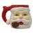 HIGH POINT CERAMIC RED SANTA WAKE BAKE MUG HAND PIPE - [PM025]