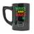 HIGH POINT CERAMIC RASTA WAKE & BAKE MUG HAND PIPE - [PM050]