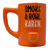 HIGH POINT CERAMIC ORANGE SMOKE A BOWL KAREN MUG HAND PIPE - [PM040]