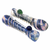 3" SILVER FUMED COIL DICRO ART CHILLUM HAND PIPE - [PACK OF 2) [RKP289]
