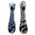 3" SILVER FUMED COIL DICRO ART CHILLUM HAND PIPE - [PACK OF 2) [RKP289]