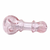 3" PINK TUBE 2-RIM RIBBON ART HAND PIPE - (PACK OF 2) [DJ634]