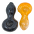 3" MIX FRIT ART FAT BODY HAND PIPE (PACK OF 2) - [DJ532]