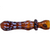 3" ASSORTED FADED POLKA DOT MULTI RING CHILLUM HAND PIPE - (PACK OF 2) [RKP251]