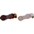 3" ASSORTED FADED POLKA DOT MULTI RING CHILLUM HAND PIPE - (PACK OF 2) [RKP251]