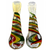 3.5" SILVER FUMED SPIRAL LINE FLAT MOUTH CHILLUM HAND PIPE (PACK OF 2) - [GWRKP145]