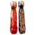 3.5" GOLD FUMED SQUIGGLY LINE MARBLE CHILLUM HAND PIPE (PACK OF 2) - [GWRKP139]