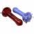 3.5" ASSORTED COLOR MULTI MARBLE HEAD SPOON HAND PIPE - (PACK OF 2) [ZD231]