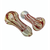 2.5" SILVER FUMED STRAIGHT ROD ART HAND PIPE (PACK OF 2) - [RJA51]