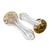 2.5" MIX FRIT ART HAND PIPE (PACK OF 2) [SAJ10]