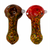 2.5" MIX FRIT ART HAND PIPE (PACK OF 2) - [RKD05]
