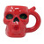 CERAMIC RED SKULL MUG HAND PIPE BY HIGH POINT [PM049]