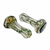 2.5 SILVER FUMED TWISTED ART HAND PIPE (PACK OF 2) - [RJA57]