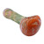 4.5" SILVER FUMED LINE WORK SPOON HAND PIPE