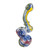 4.5" ASSORTED DESIGN BUBBLER HAND PIPE - JAR OF 20