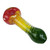5" HIGH GRADE RASTA FRIT SPOON HAND PIPE