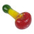 5" HIGH GRADE RASTA FRIT SPOON HAND PIPE