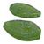 3" LIME NET WORK PEBBLE SPOON HAND PIPE - PACK OF 2