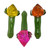 5" GLYCERIN STRAWBERRY HAND PIPE - ASSORTED